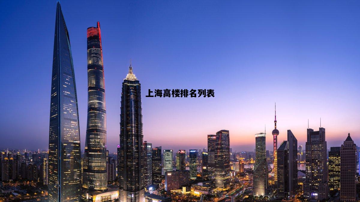 上海高楼排名列表，上海三大高楼都叫什么绰号