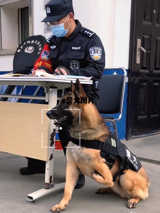 警犬图片，拉布拉多警犬图片