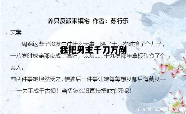 我把男主千刀万剐，我把男主千刀万剐书评
