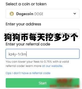 狗狗币每天挖多少个，狗狗币每天挖矿能挖多少枚