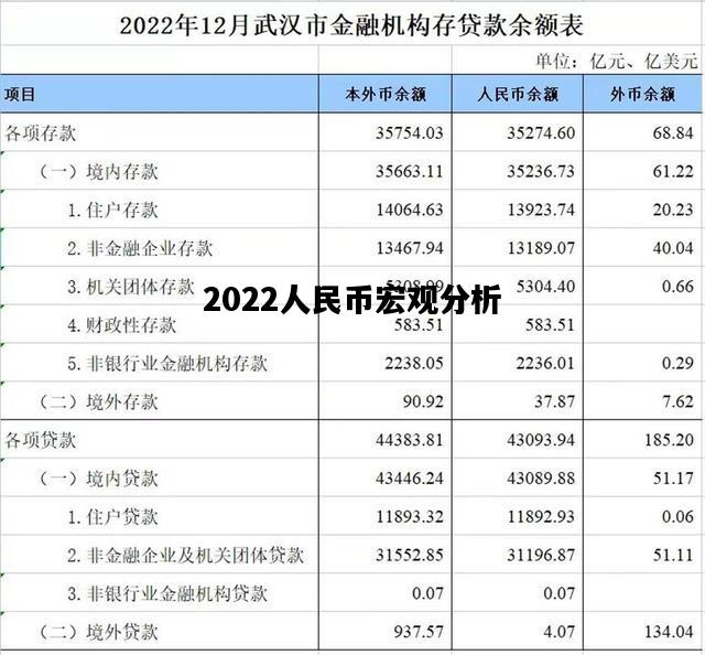 2022人民币宏观分析，人民币市场报告