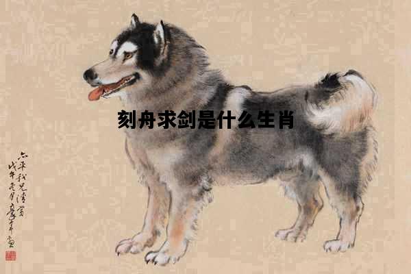刻舟求剑是什么生肖，刻舟求剑是什么生肖打一数字慧聚网