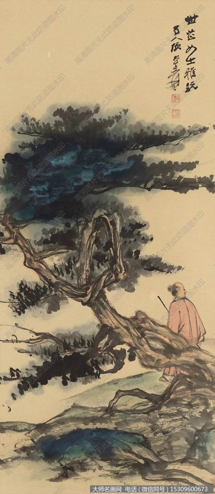 张大千国画，张大千国画总长20米