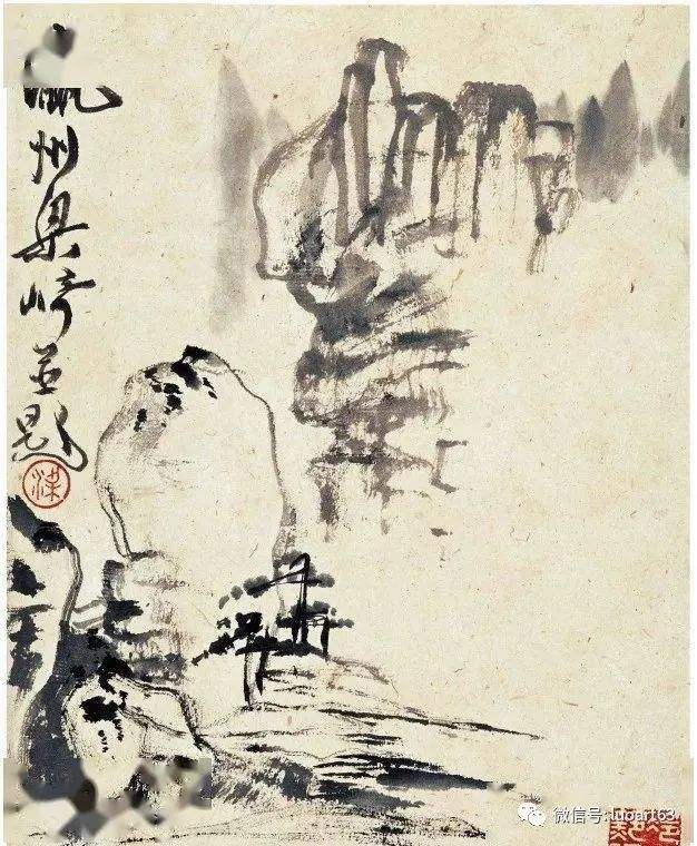 梁崎，梁崎花鸟作品欣赏