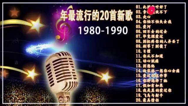80年代的歌曲，杨钰莹80年代的歌曲
