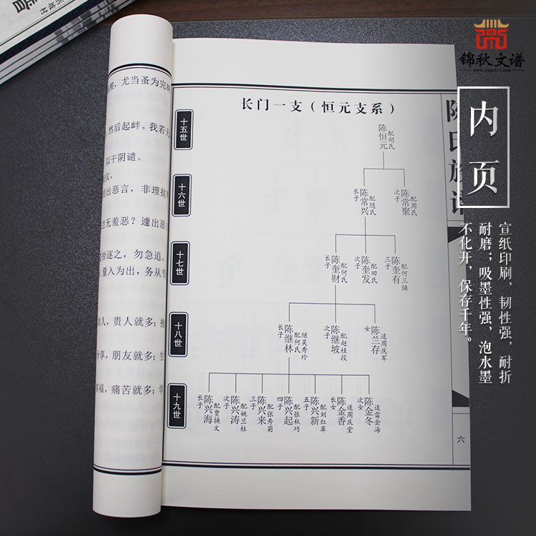 陈氏家谱，陈氏家谱网