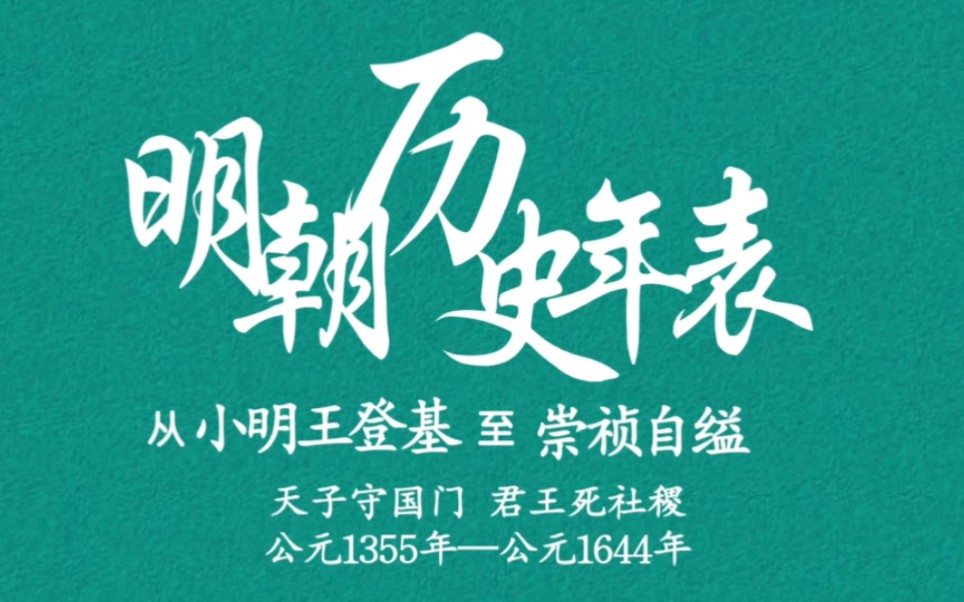 明朝建立时间，明朝建立时间年月日
