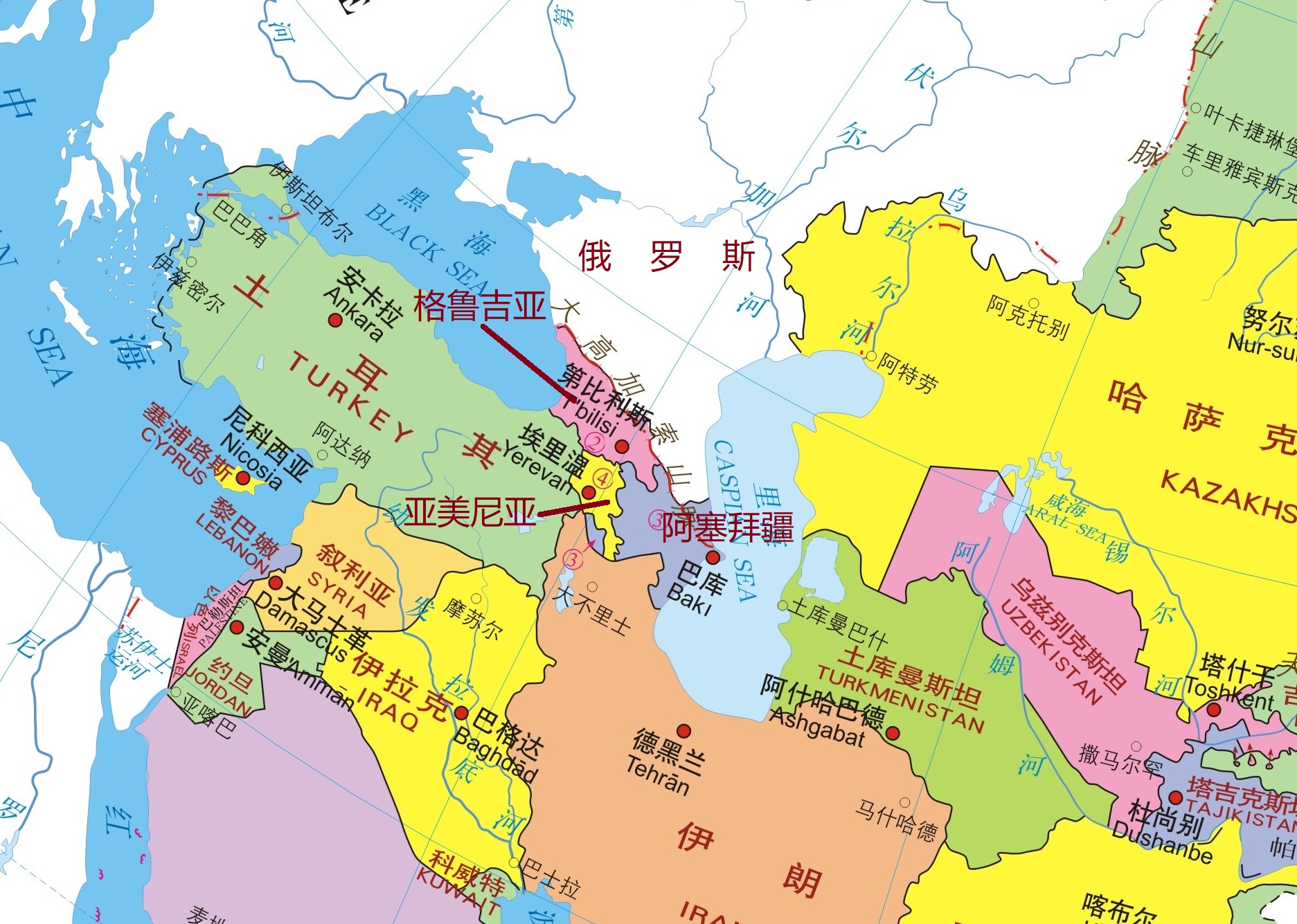 大洲分界线，大洲分界线的名称