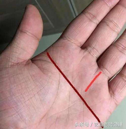 手纹断掌，手纹断掌线图解大全